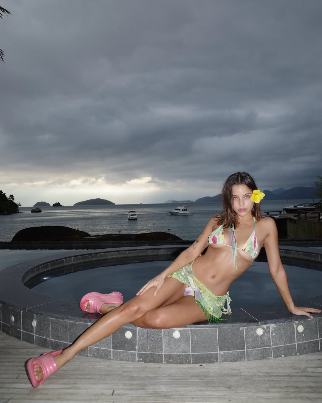 Tahiti | Bikini Floreale con Gonna e Cover-Up Coordinato